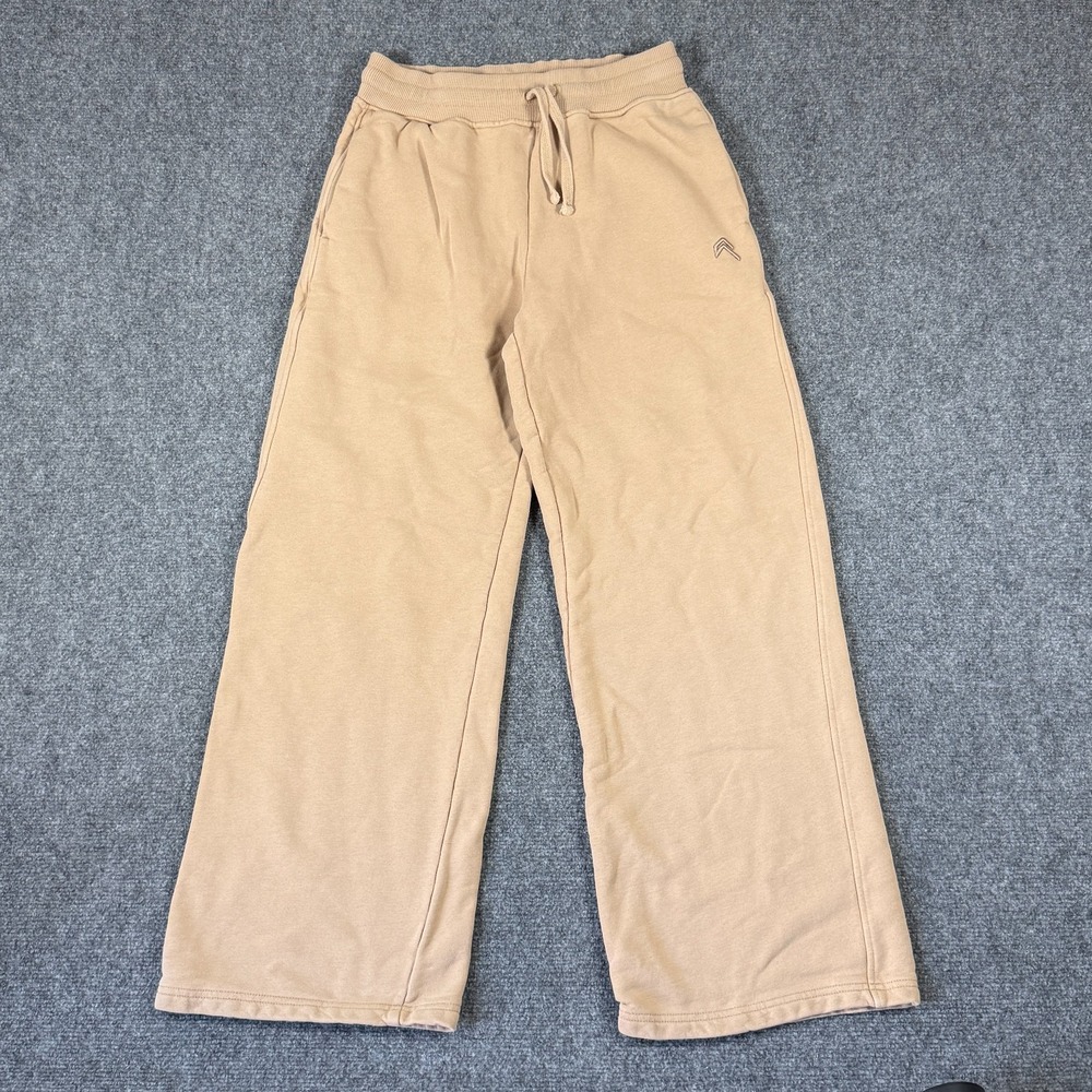Oner Active Straight Leg Sweatpants in Dune Tan UK Size Small Activewear Workout